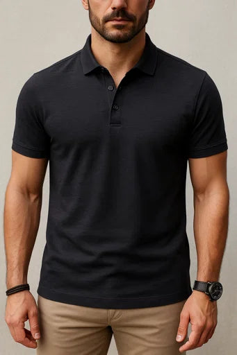 Herren Enges Polohemd | Kurzarm