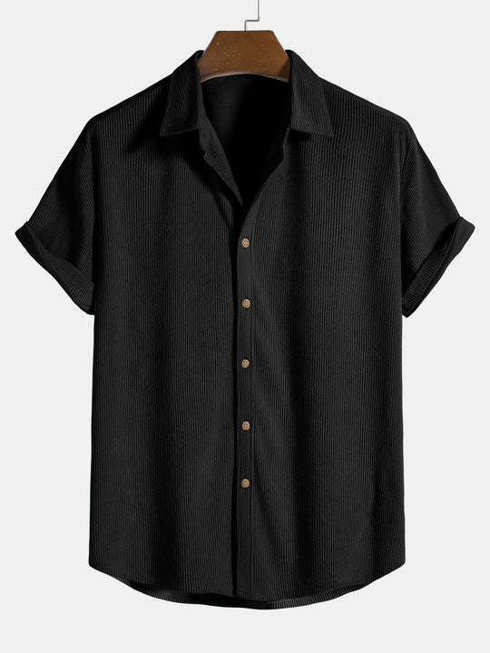 Herren Kurze Hosen und Hemd Set | Zweiteilig