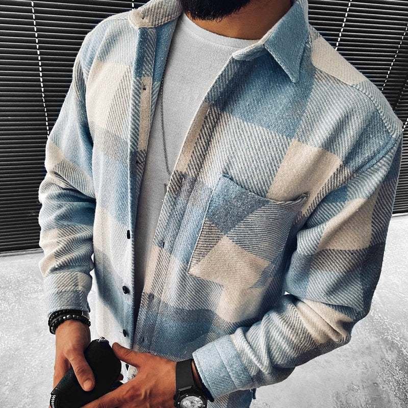 Herren Lässig Kariert Hemd | Flanell
