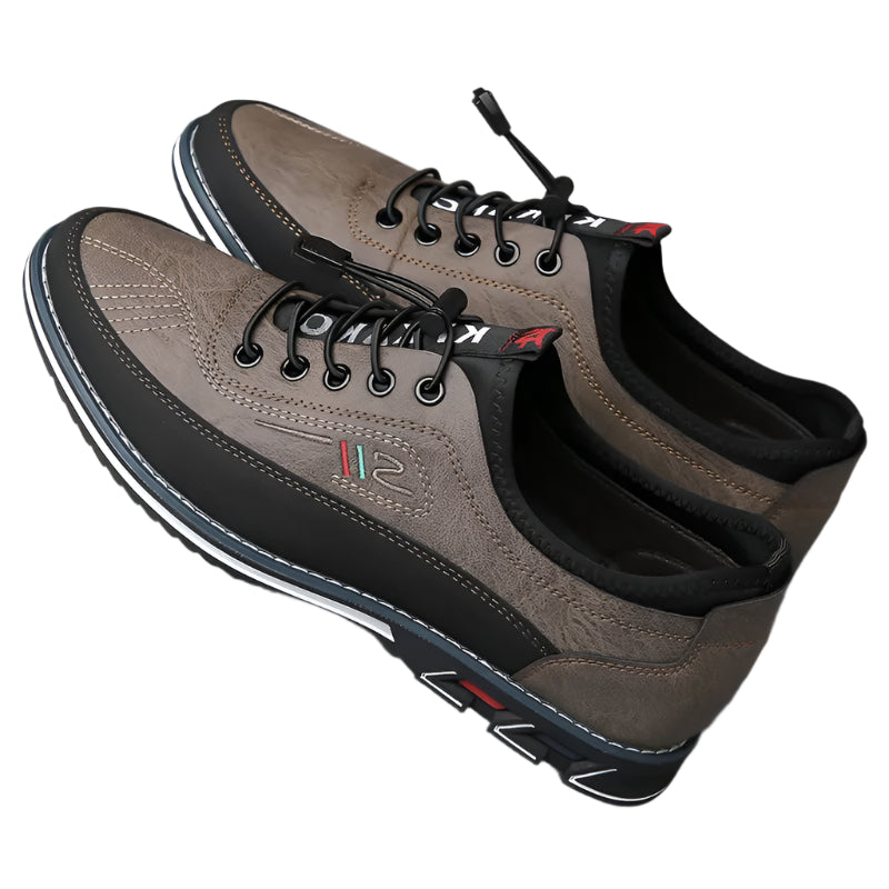 Herren Lässig Leder Turnschuhe | Gehen