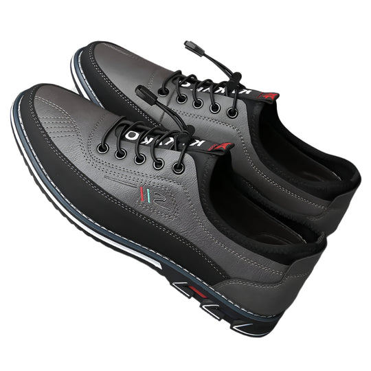 Herren Lässig Leder Turnschuhe | Gehen