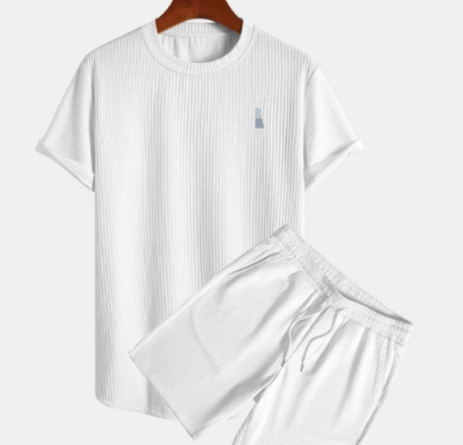 Herren-Outfit-Set in Übergröße | Hemd und Kurze Hosen