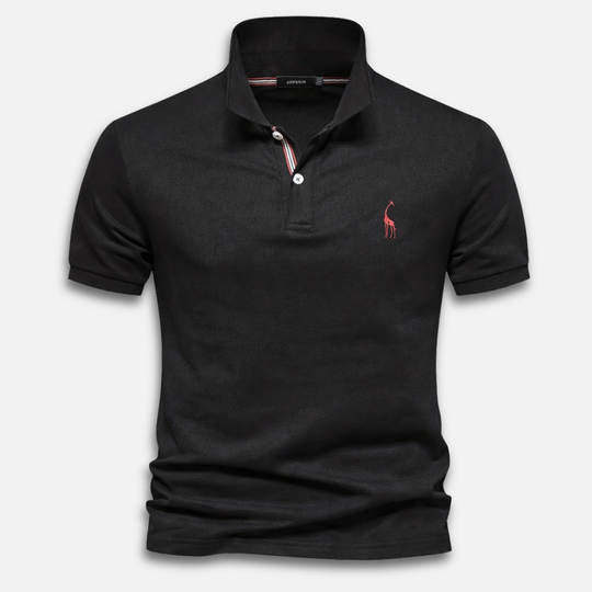 Herren Poloshirt mit klassischer Passform und kurzen Ärmeln