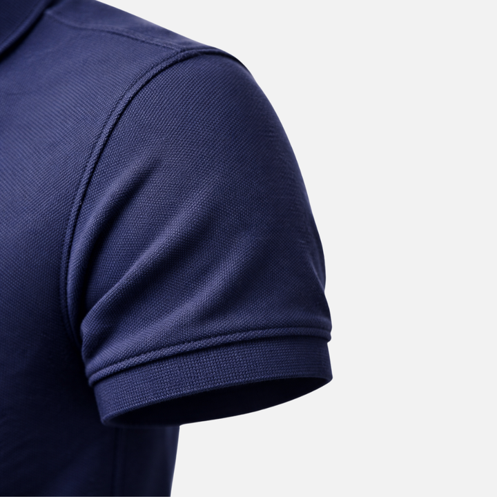 Herren Poloshirt mit klassischer Passform und kurzen Ärmeln