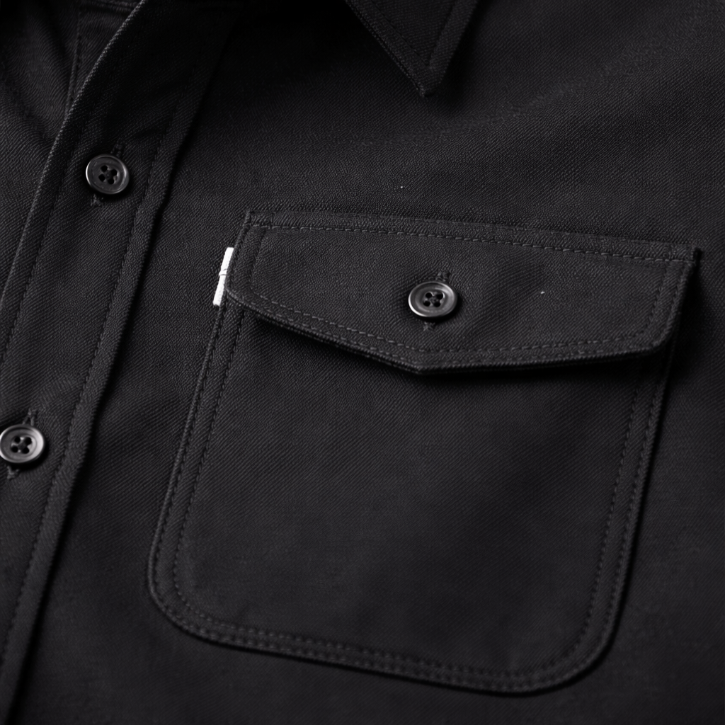 Herren Casual Overshirt mit Brusttaschen