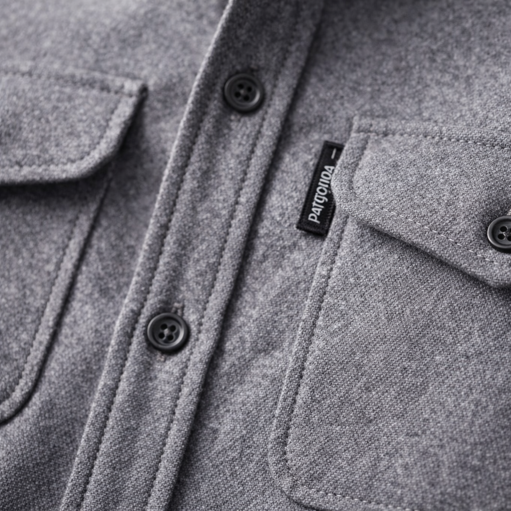 Herren Casual Overshirt mit Brusttaschen