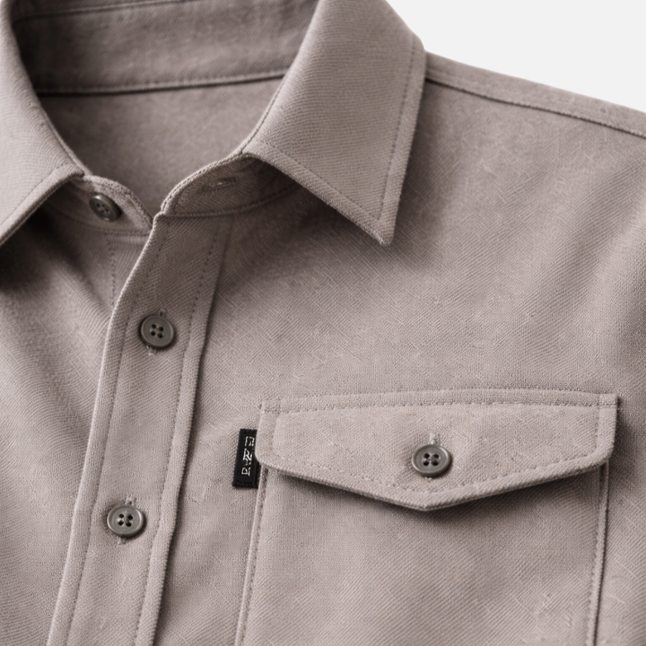 Herren Casual Overshirt mit Brusttaschen