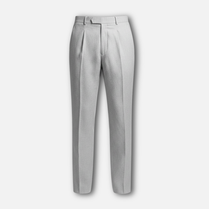 Herren Anzug mit Nadelstreifen und Faltenhose