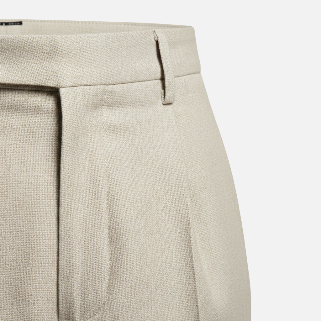 Herren Anzug mit Nadelstreifen und Faltenhose