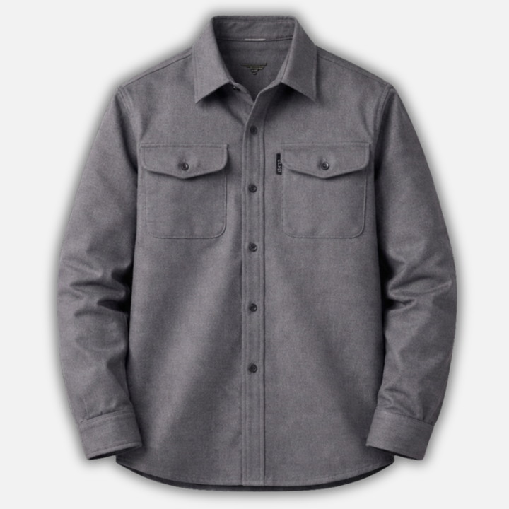 Herren Casual Overshirt mit Brusttaschen