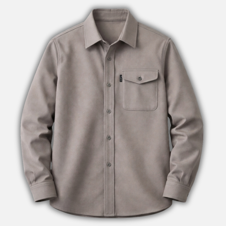 Herren Casual Overshirt mit Brusttaschen