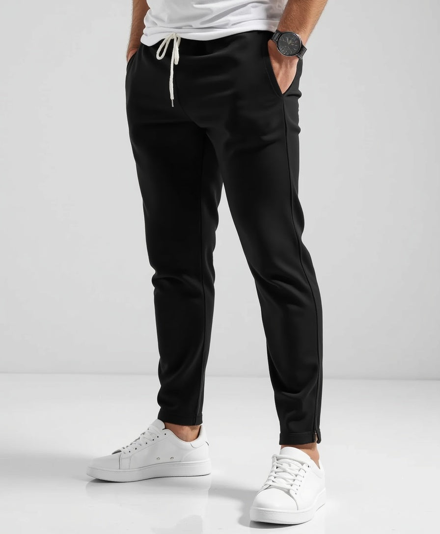 Legere Freizeithose mit Tunnelzug – Leichte Slim-Fit-Hose für Herren