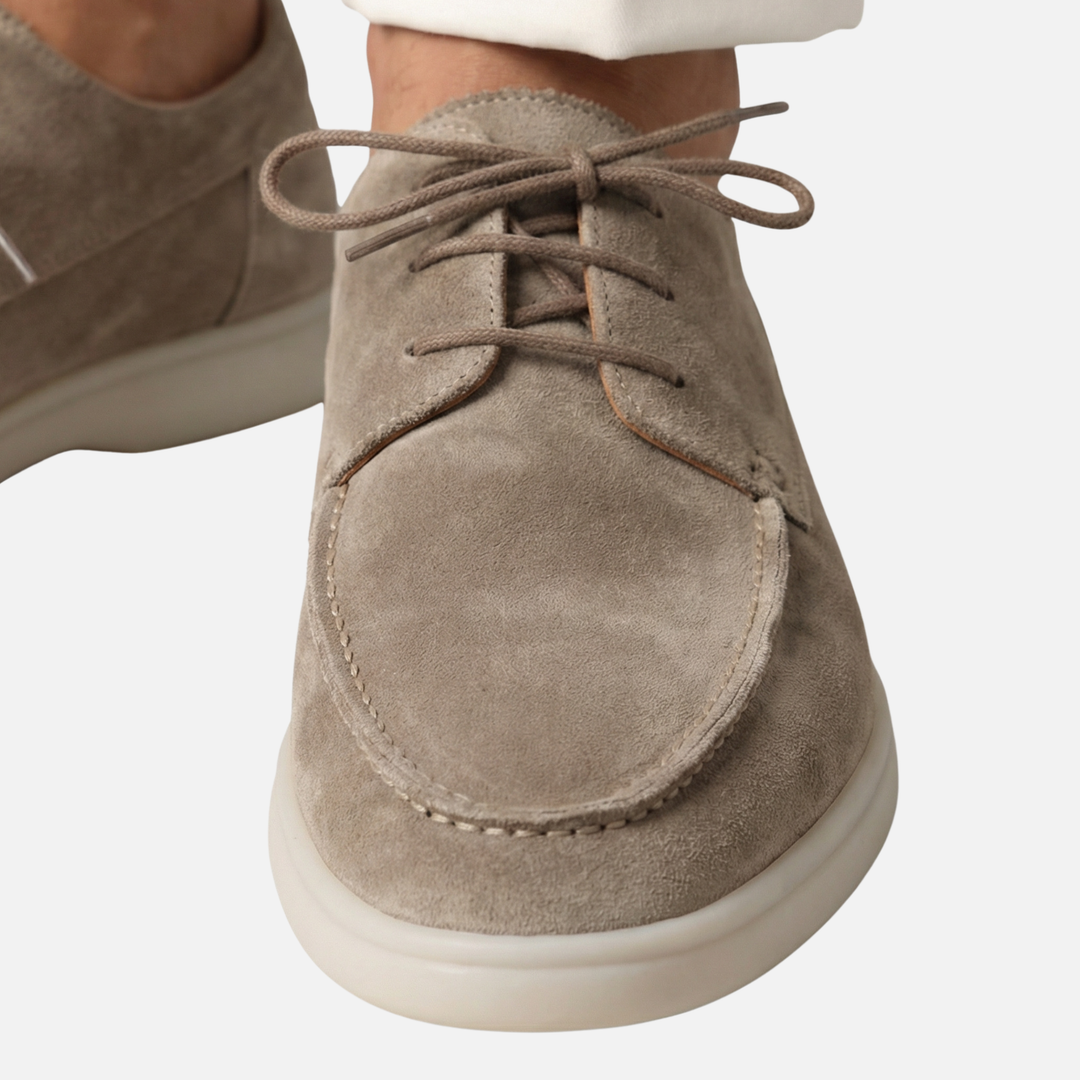 Herren-Loafer in Wildleder-Optik mit gepolsterter Innensohle