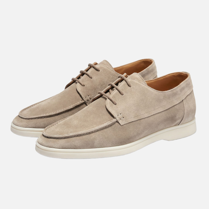 Herren-Loafer in Wildleder-Optik mit gepolsterter Innensohle