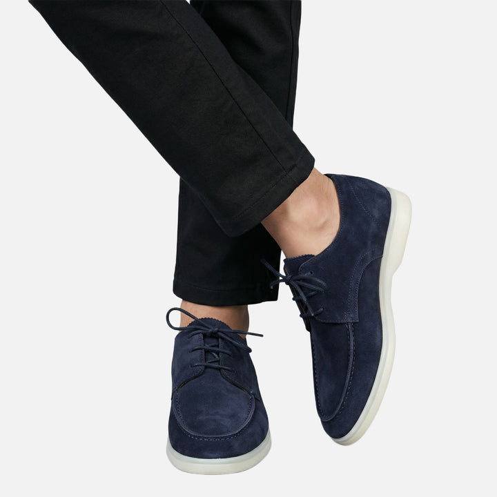 Herren-Loafer in Wildleder-Optik mit gepolsterter Innensohle