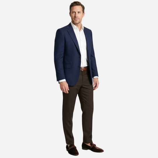 Loafers with Cord Detail Vegan Suede for Men