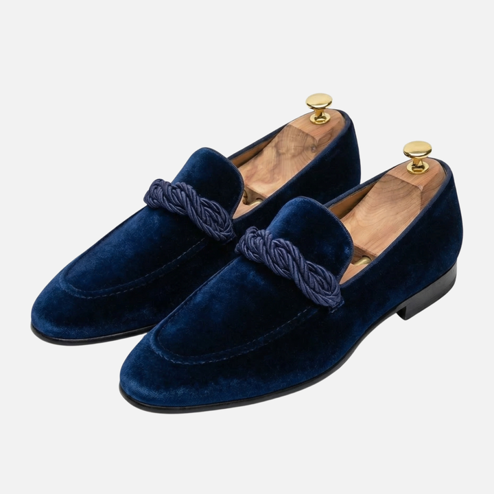 Loafer mit Kordel-Detail Veganes Wildleder-Imitat für Herren