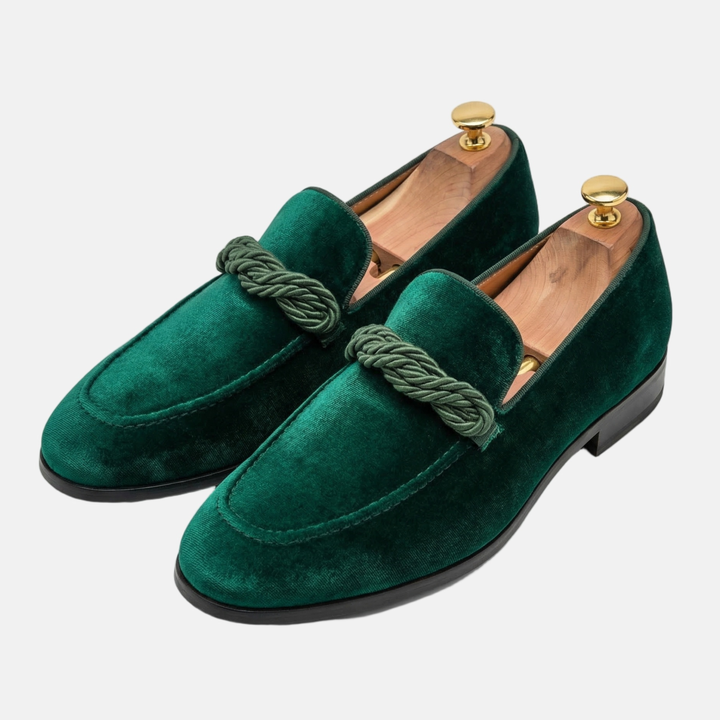 Loafer mit Kordel-Detail Veganes Wildleder-Imitat für Herren