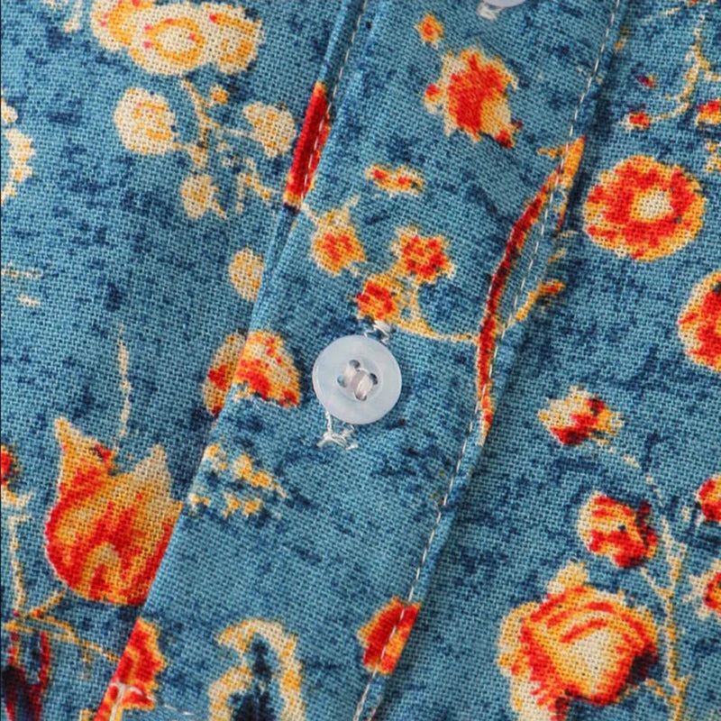 Herrenhemd mit abstraktem Druck | Sommer