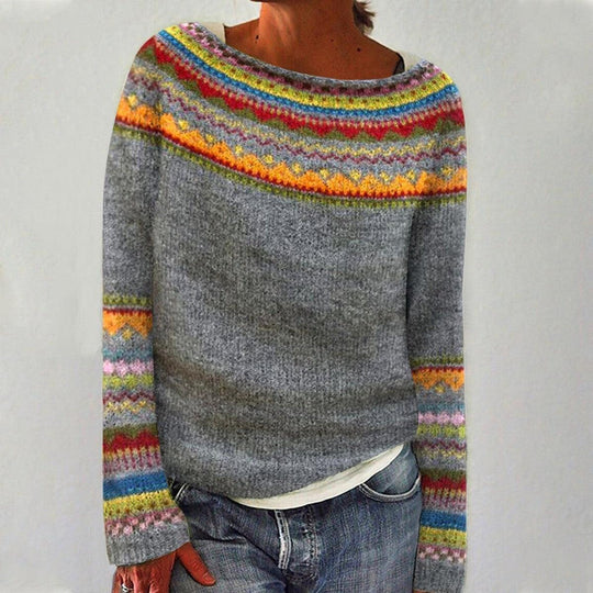 Jaze | Retro-Pullover für Damen