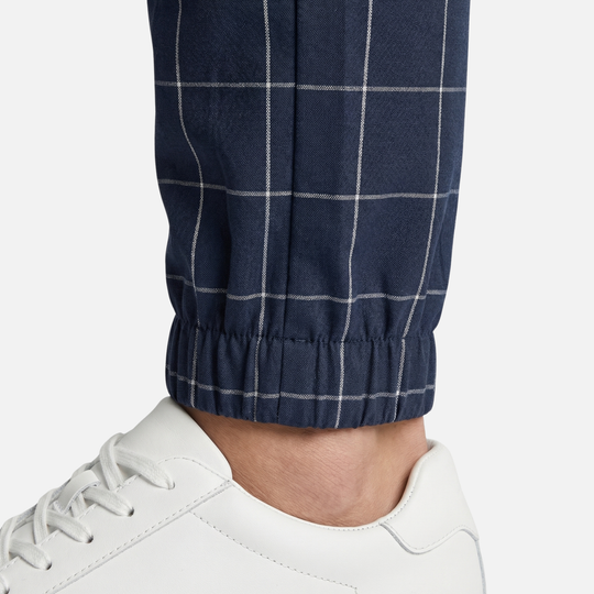 Kariert Joggers mit Elastischem Bund für Männer