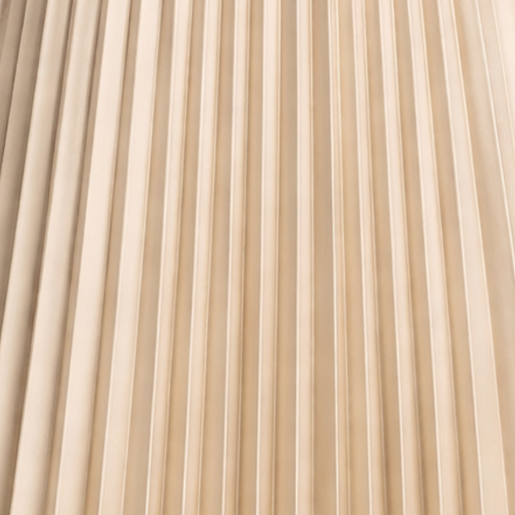 Klassischer plissierter Midirock mit hoher Taille für Damen