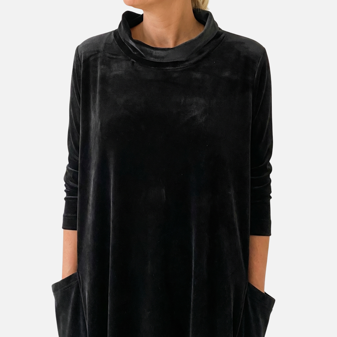 Klassisches Midi Kleid Atmungsaktives Freizeitkleid für Damen