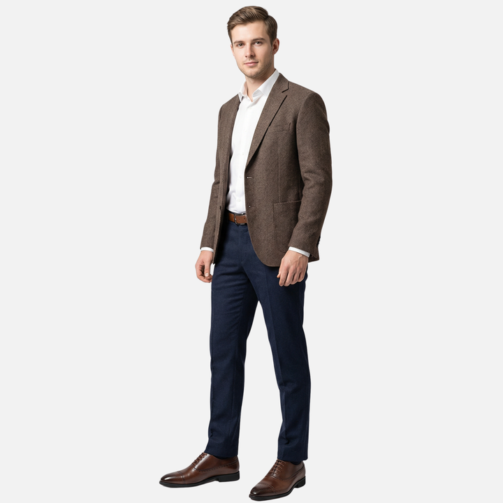 Klasyczne rzeźbione formalne buty męskie