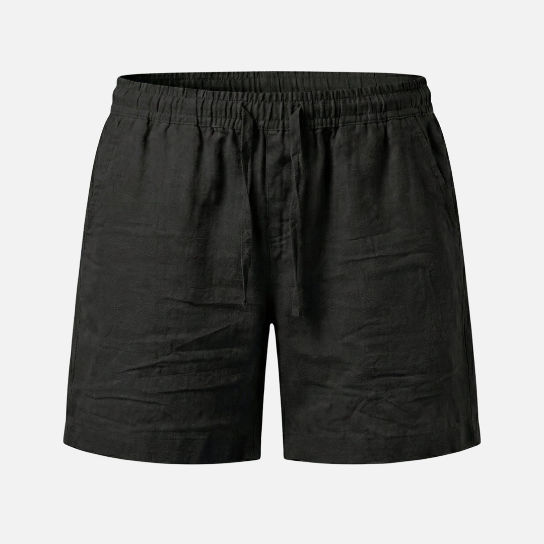 Kurze Baumwollhose mit Tunnelzug für Herren