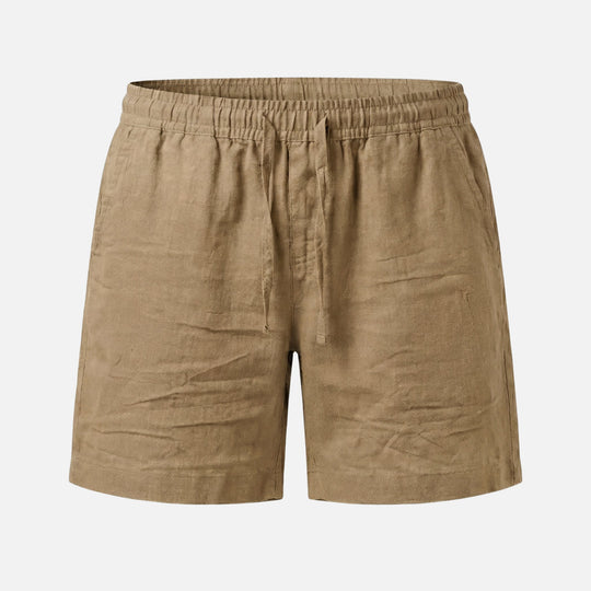 Kurze Baumwollhose mit Tunnelzug für Herren
