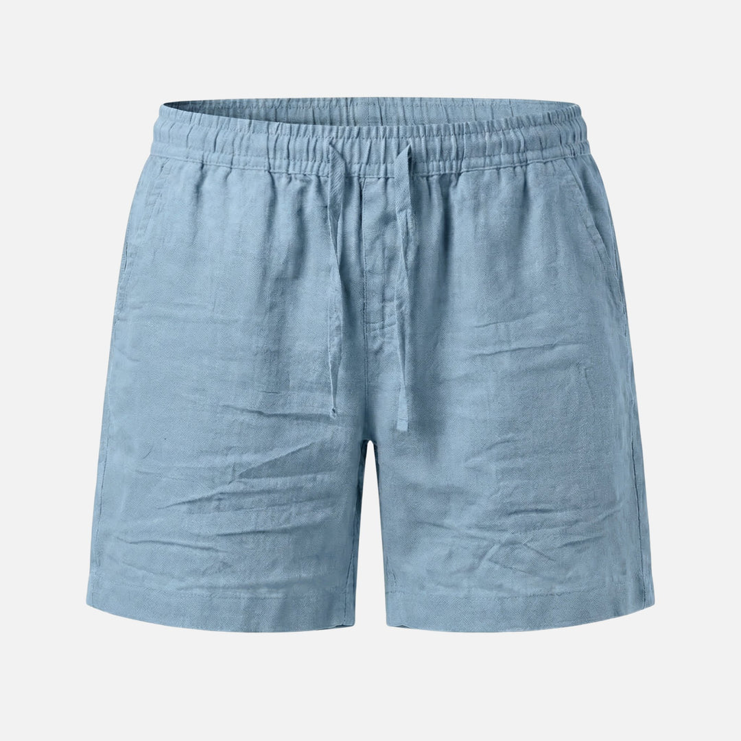 Kurze Baumwollhose mit Tunnelzug für Herren