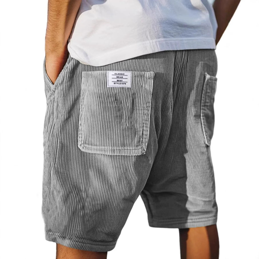 Laessig Casual mit Cord Textur Tasche fuer Herren 1