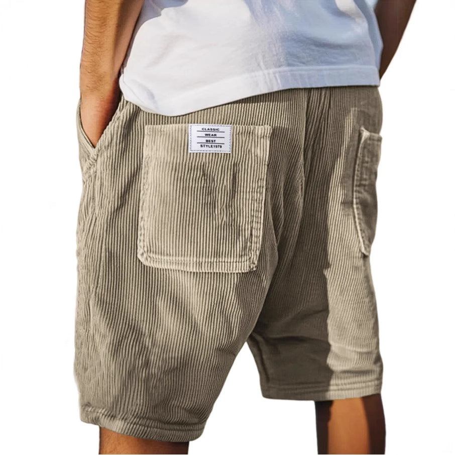 Laessig Casual mit Cord Textur Tasche fuer Herren 2