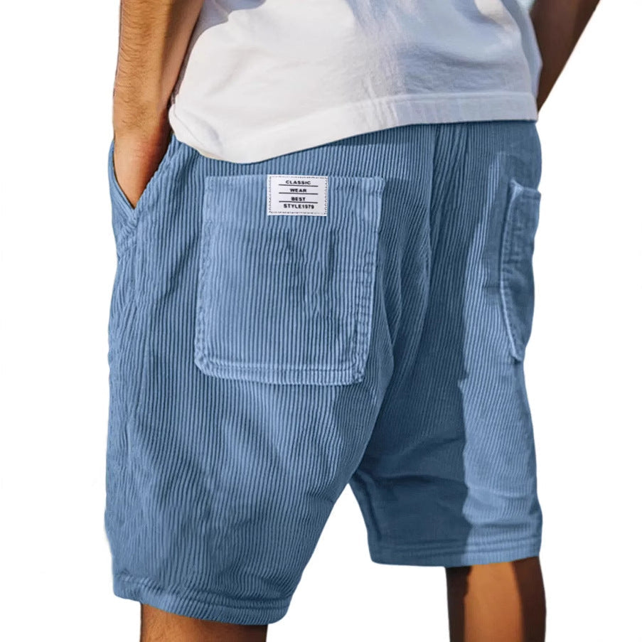 Laessig Casual mit Cord Textur Tasche fuer Herren 3