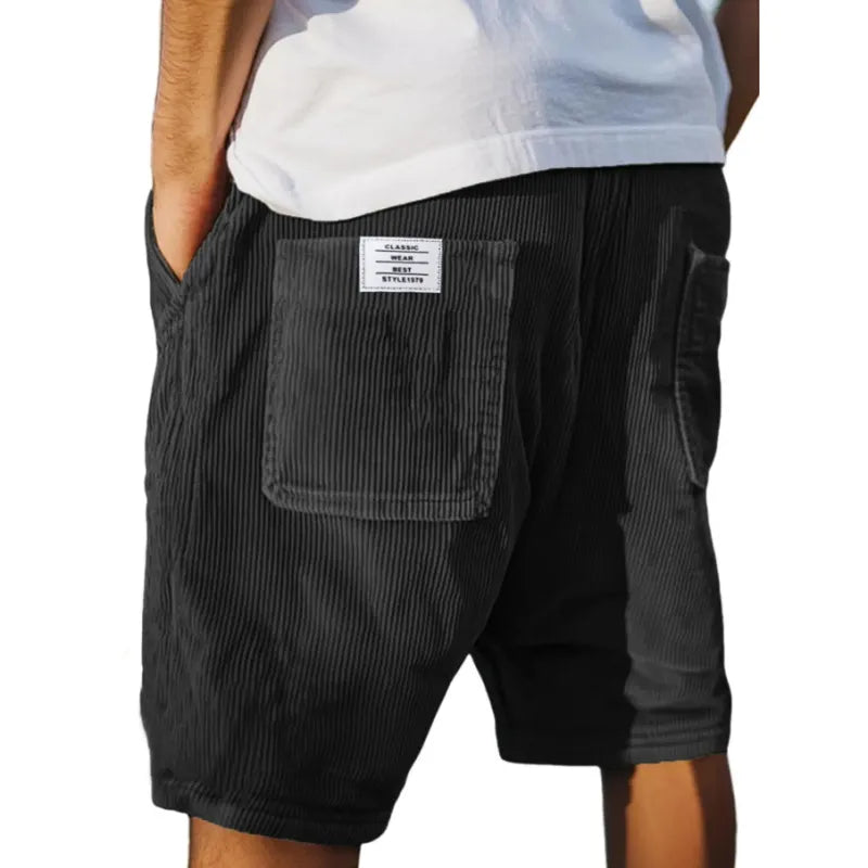 Laessig Casual mit Cord Textur Tasche fuer Herren 5