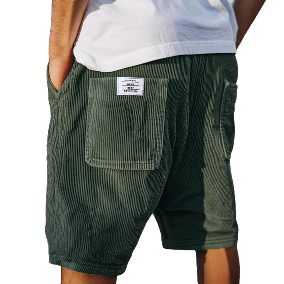 Laessig Casual mit Cord Textur Tasche fuer Herren 6