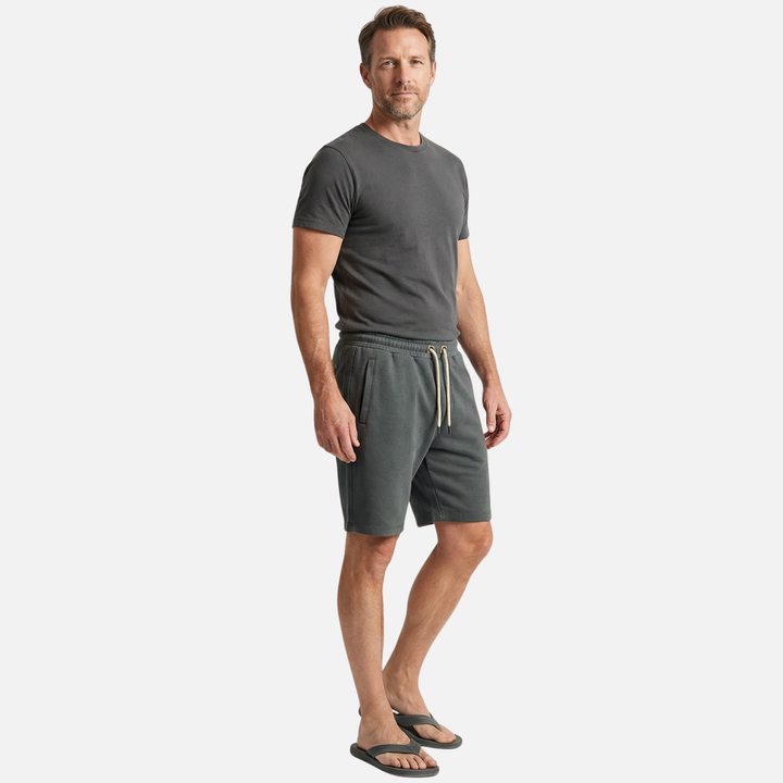 Lässige Herren-Strick-Sportshorts – Leicht, entspannte Passform mit Taschen