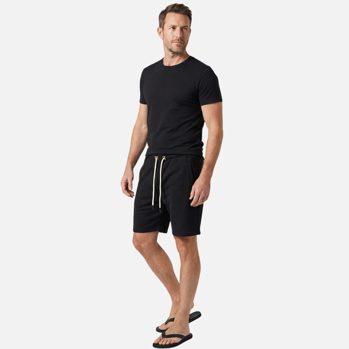 Lässige Herren-Strick-Sportshorts – Leicht, entspannte Passform mit Taschen