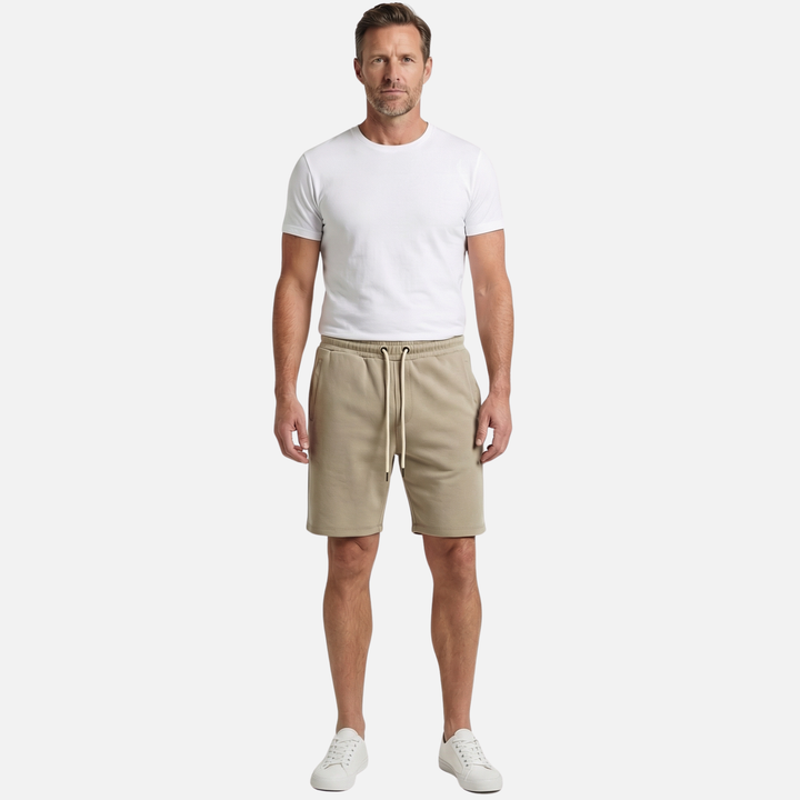 Lässige Herren-Strick-Sportshorts – Leicht, entspannte Passform mit Taschen