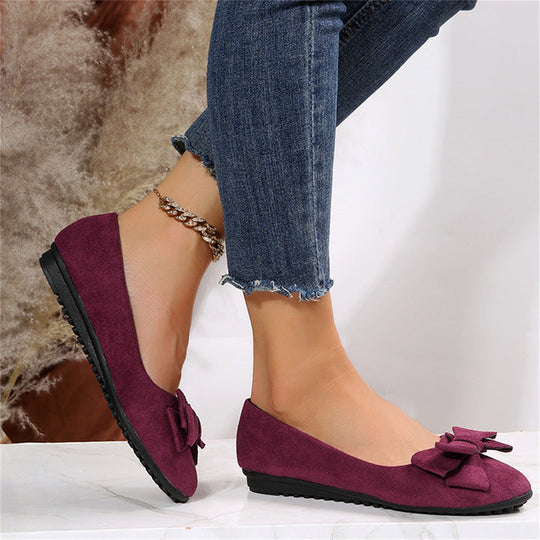Lässige Bogen-Flats für Damen | Geschlossene Zehe
