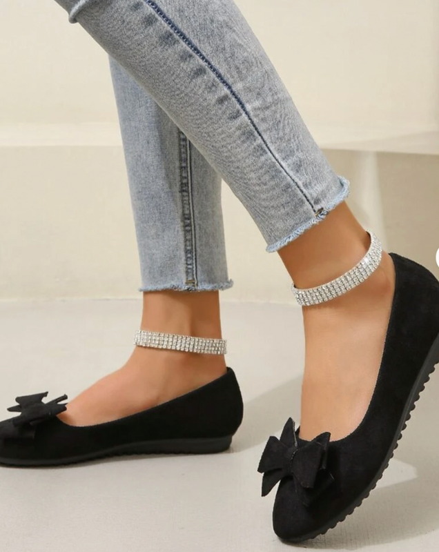 Lässige Bogen-Flats für Damen | Geschlossene Zehe