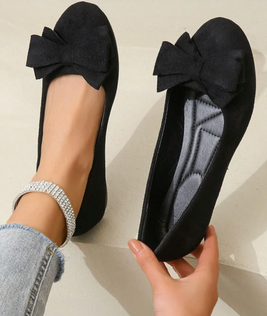 Lässige Bogen-Flats für Damen | Geschlossene Zehe