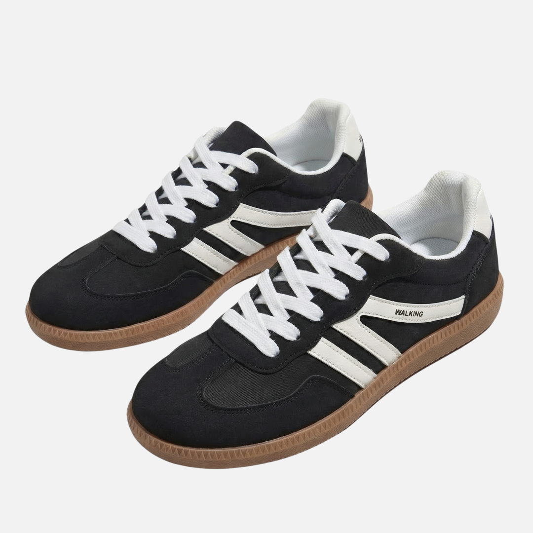 Lässige Slipper aus Webstoff – Flache Walkingschuhe für Damen