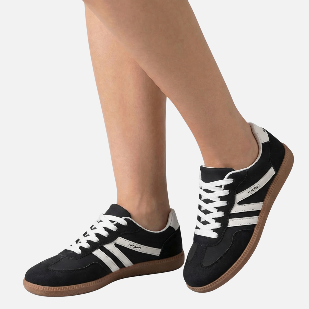 Lässige Slipper aus Webstoff – Flache Walkingschuhe für Damen