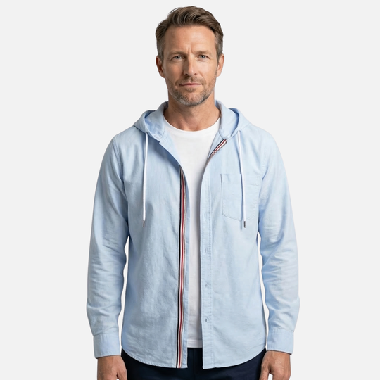 Lässiges Kapuzen-Sweatshirt mit Reißverschluss für Herren