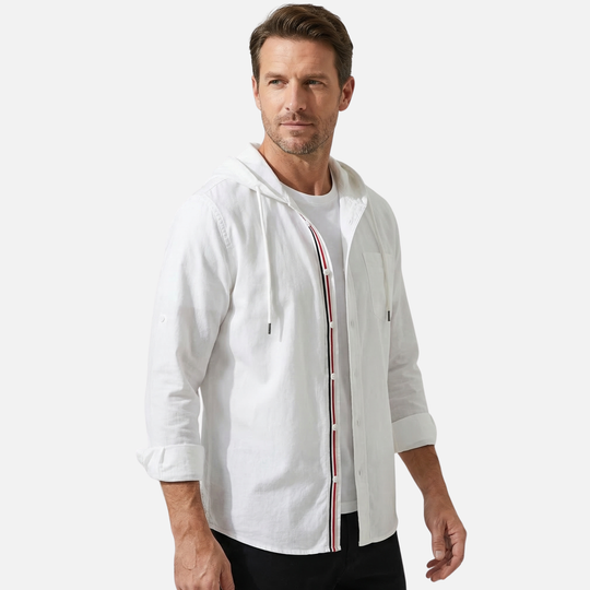 Lässiges Kapuzen-Sweatshirt mit Reißverschluss für Herren