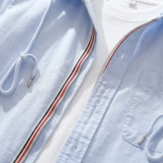 Lässiges Kapuzen-Sweatshirt mit Reißverschluss für Herren