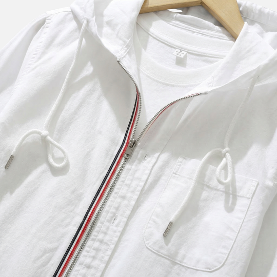 Lässiges Kapuzen-Sweatshirt mit Reißverschluss für Herren