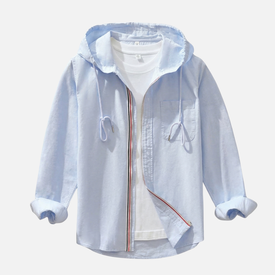 Lässiges Kapuzen-Sweatshirt mit Reißverschluss für Herren