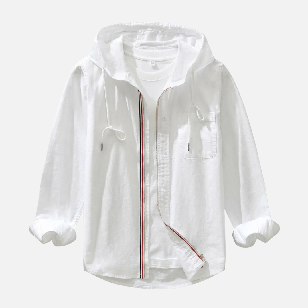 Lässiges Kapuzen-Sweatshirt mit Reißverschluss für Herren